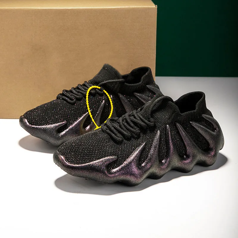 Unisex Lightweight Lace Up Sneakers Breathable Running Sports Shoes sold by Tinstree product image thumbnail 2