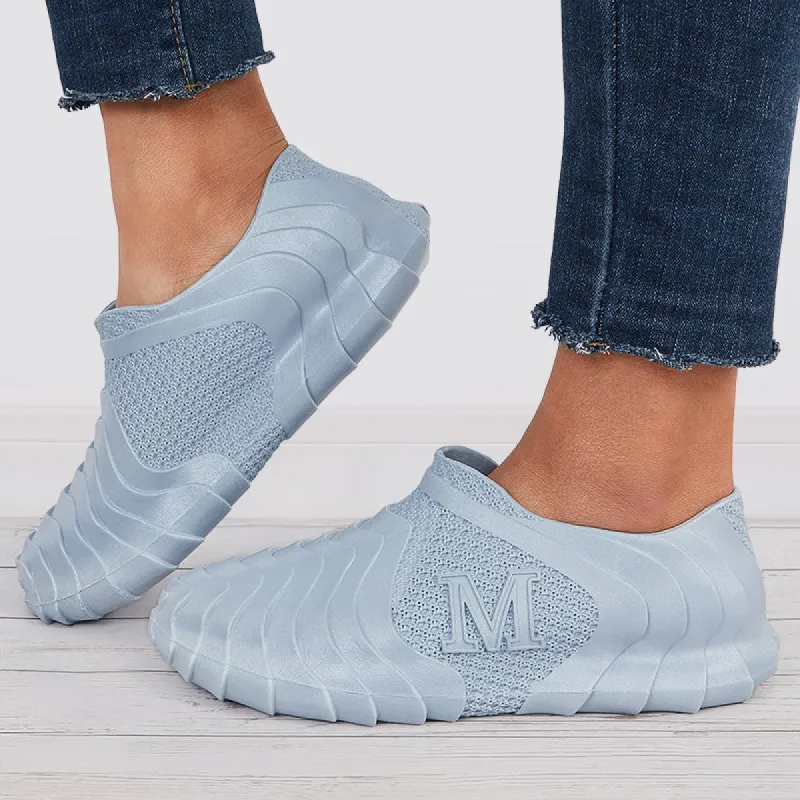 Women Slip on Rain Shoes Waterproof Low Top Outdoor Shoes sold by Tinstree