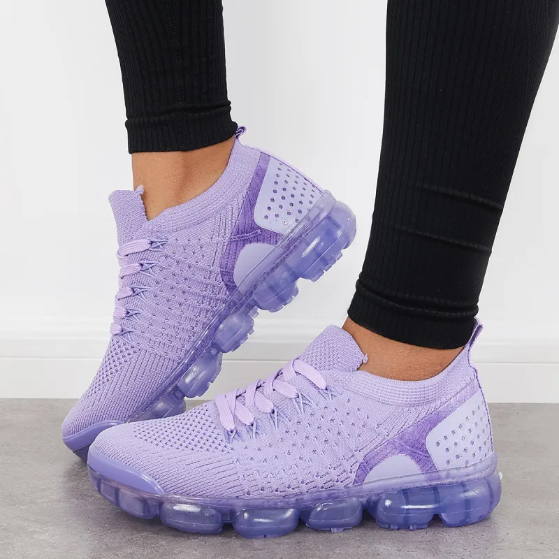 Casual Mesh Knit Walking Running Shoes Air Cushion Sneakers sold by Tinstree