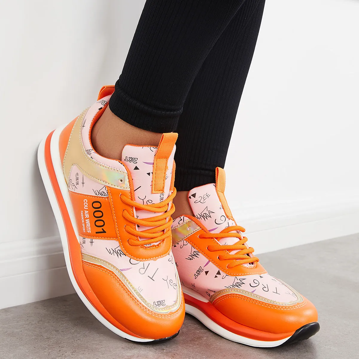 Lace Up Trainer Sneakers Walking Running Shoes sold by Tinstree product image thumbnail 4