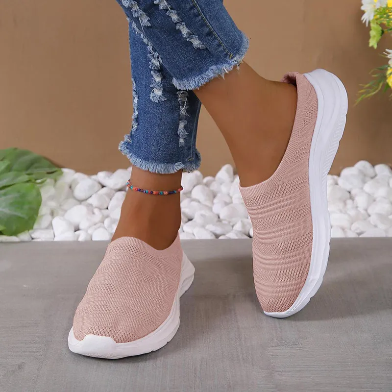 Women Breathable Mesh Half Slipper Slip on Walking Shoes sold by Tinstree
