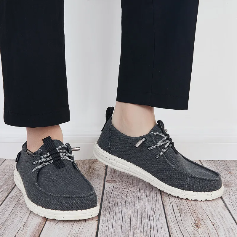 Men’s and Women’s Lightweight Slip on Walking Shoes Flat Mesh Knit Sneakers sold by Tinstree