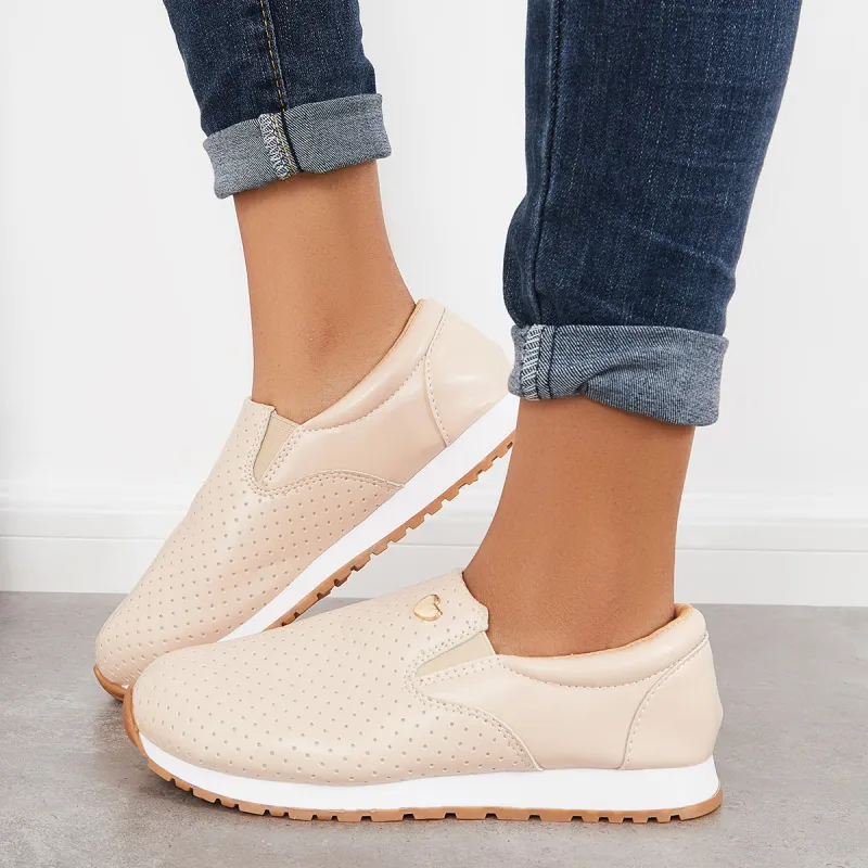 Lightweight Slip on Sneakers Casual Loafer Walking Shoes sold by Tinstree