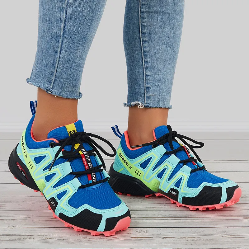 Colorful Breathable Knit Sneakers Chunky Sole Walking Shoes sold by Tinstree product image thumbnail 2