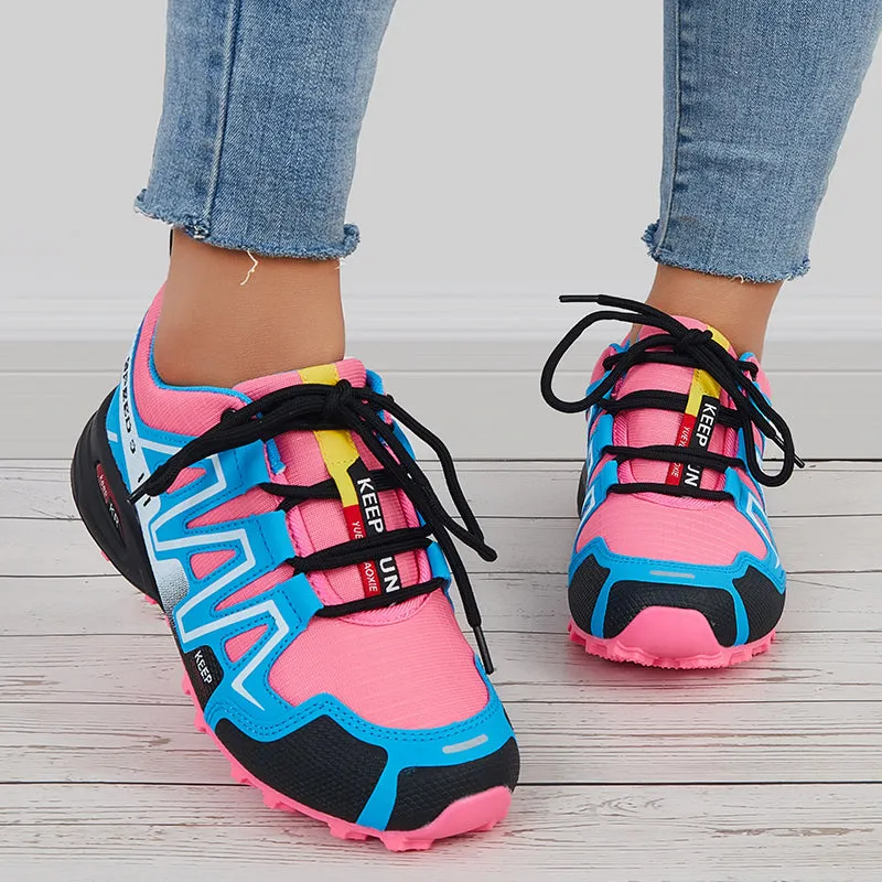 Colorful Breathable Knit Sneakers Chunky Sole Walking Shoes sold by Tinstree product image thumbnail 5