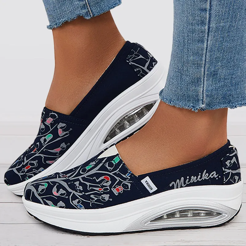 Orthopedic Sneakers Air Cushion Platform Wedge Walking Shoes sold by Tinstree