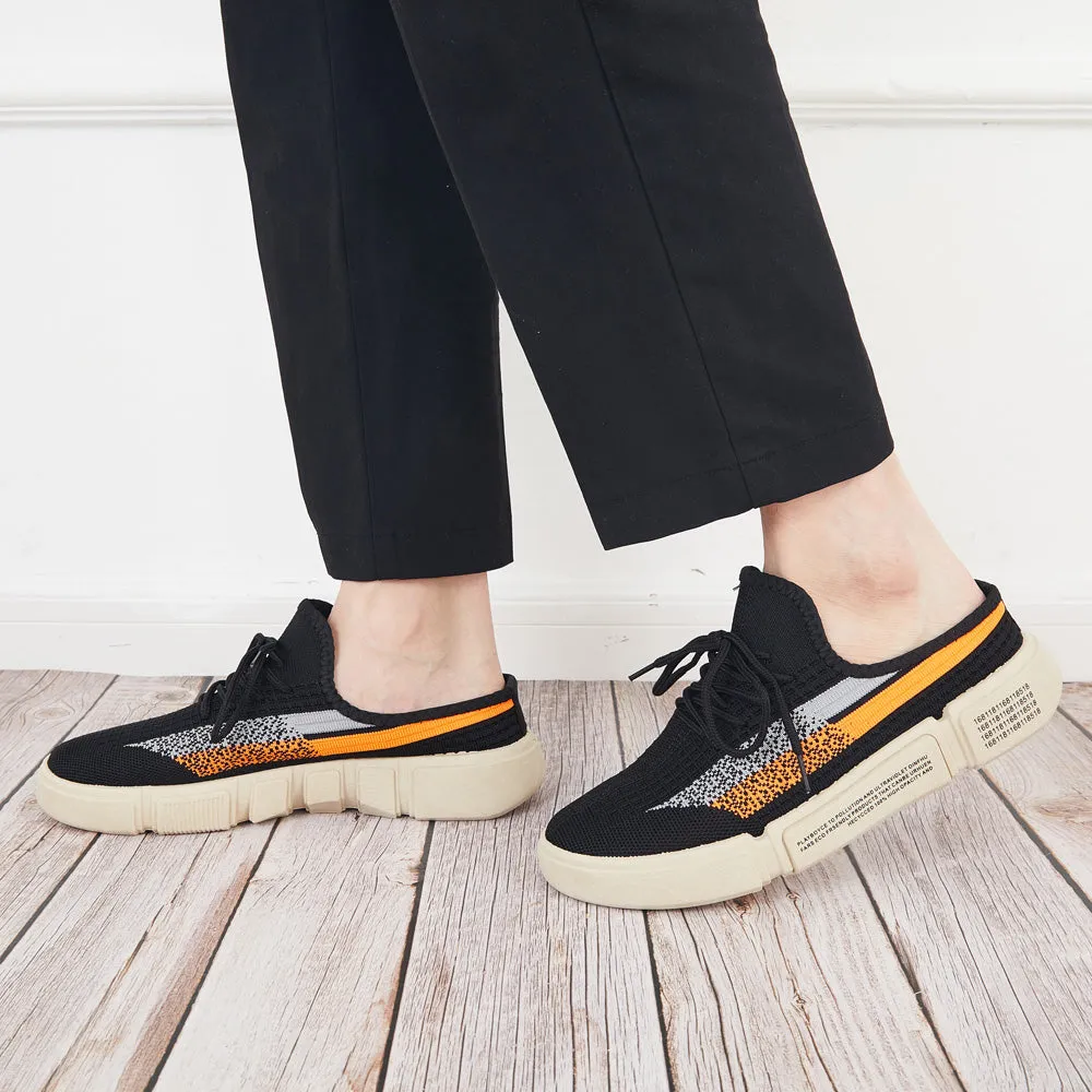 Men's Mesh Knit Mule Sneakers Half Drag Walking Shoes sold by Tinstree product image thumbnail 5