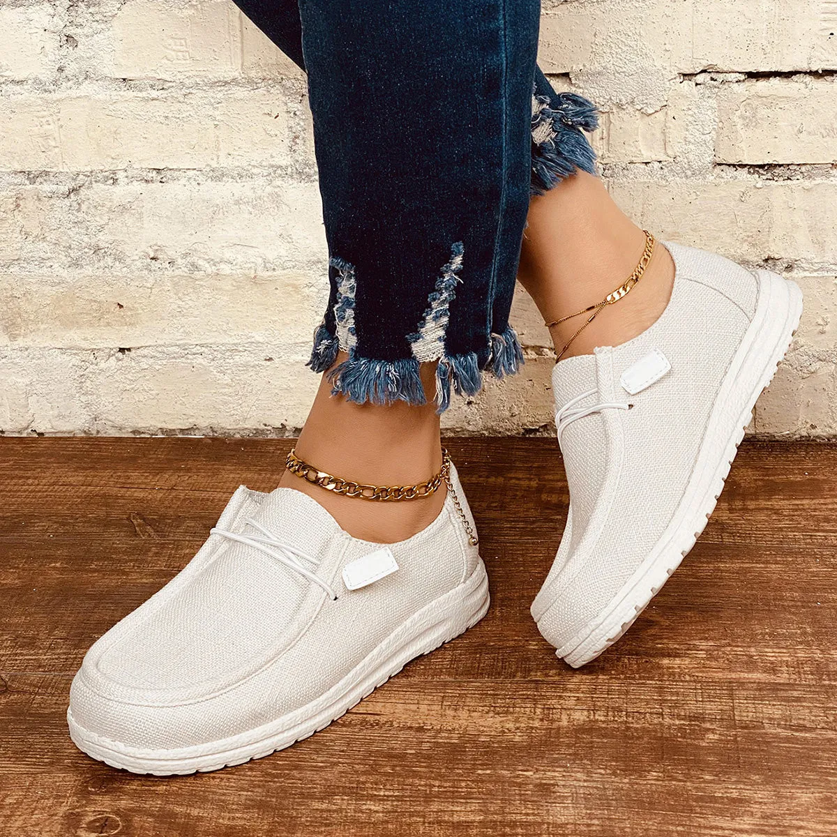 Casual Slip on Lightweight Walking Shoes Flat Sneakers sold by Tinstree product image thumbnail 2