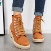 Waterproof Platform Wedge Ankle Work Boots Lace Up Hiking Combat Boots sold by Tinstree