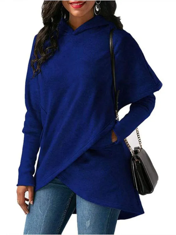 Women Crewneck Hoodies Tunic Sweatshirts Long Sleeve Tops Pullovers sold by Tinstree