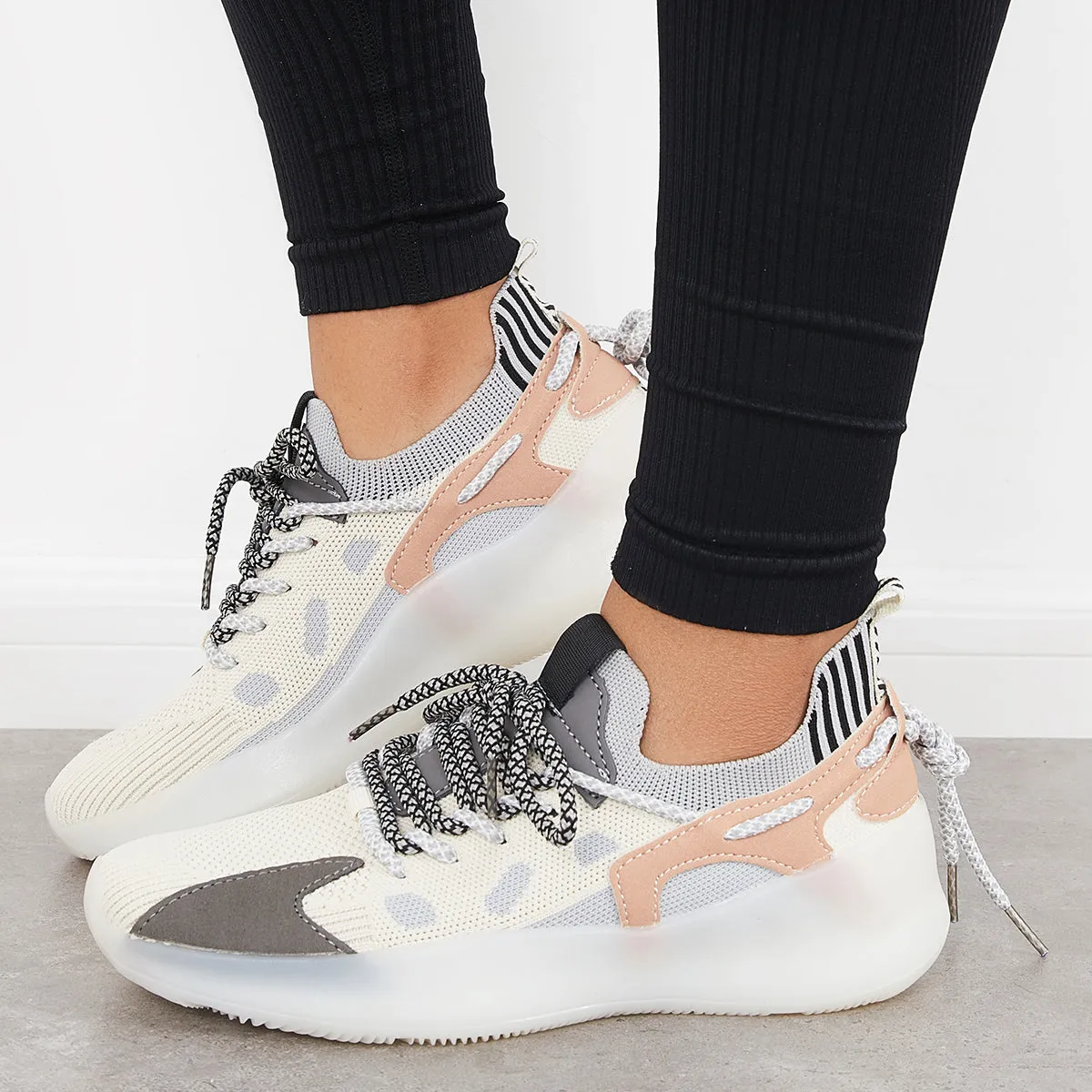 Casual Air Cushion Tennis Sneakers Slip On Walking Shoes sold by Tinstree