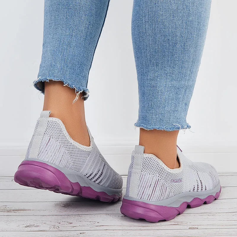 Women Breathable Sneakers Slip on Casual Walking Shoes sold by Tinstree product image thumbnail 5