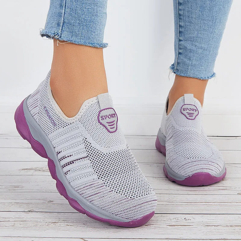 Women Breathable Sneakers Slip on Casual Walking Shoes sold by Tinstree product image thumbnail 2