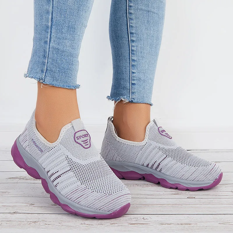 Women Breathable Sneakers Slip on Casual Walking Shoes sold by Tinstree product image thumbnail 3