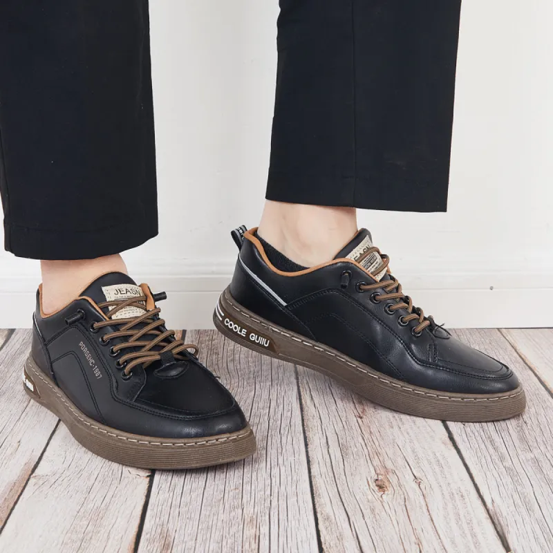 Men's Lace Up Platform Sneakers Casual Walking Shoes sold by Tinstree