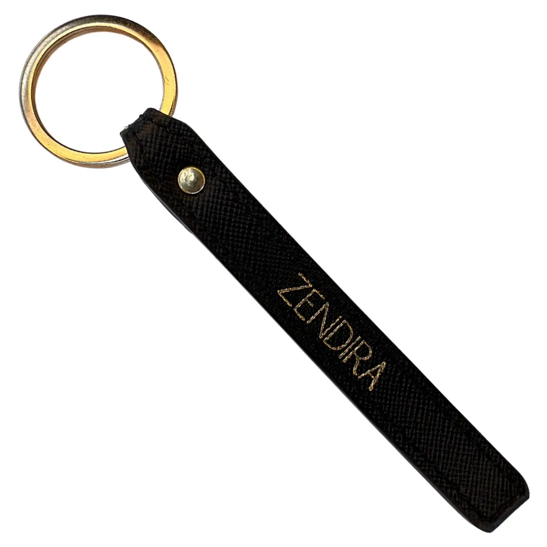 Saffiano Leather Keyring sold by Zendira product image thumbnail 2