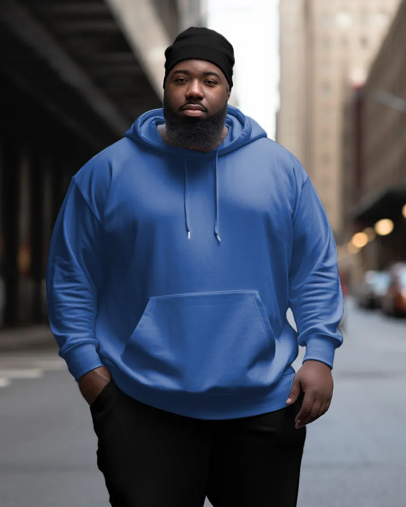 Men's Classic Casual Plus Size Solid Color Hoodie sold by Biggmans product image thumbnail 4