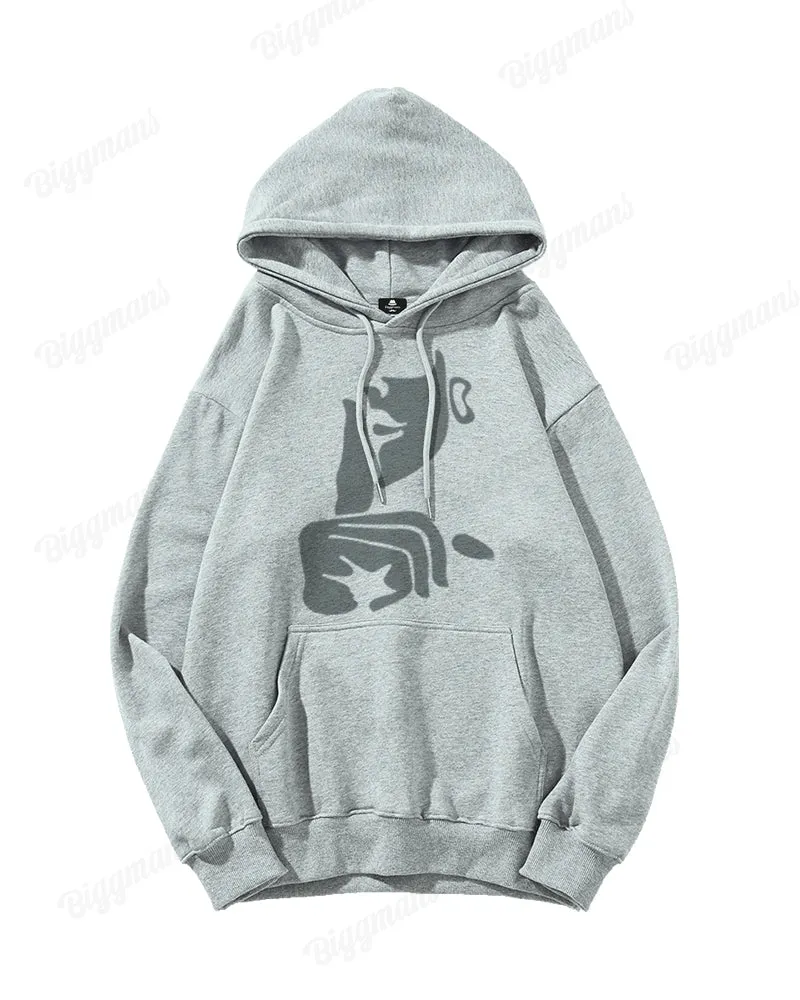 Forbidden Abstract Printed Oversized Cotton Hoodie sold by Biggmans product image thumbnail 4