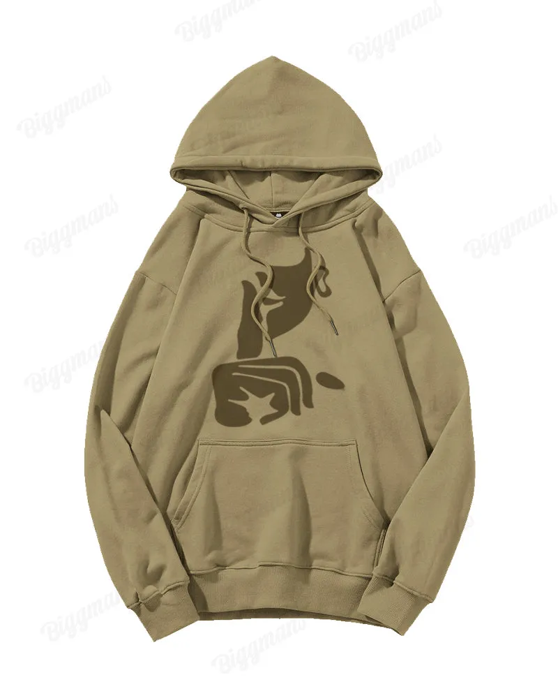 Forbidden Abstract Printed Oversized Cotton Hoodie sold by Biggmans product image thumbnail 2