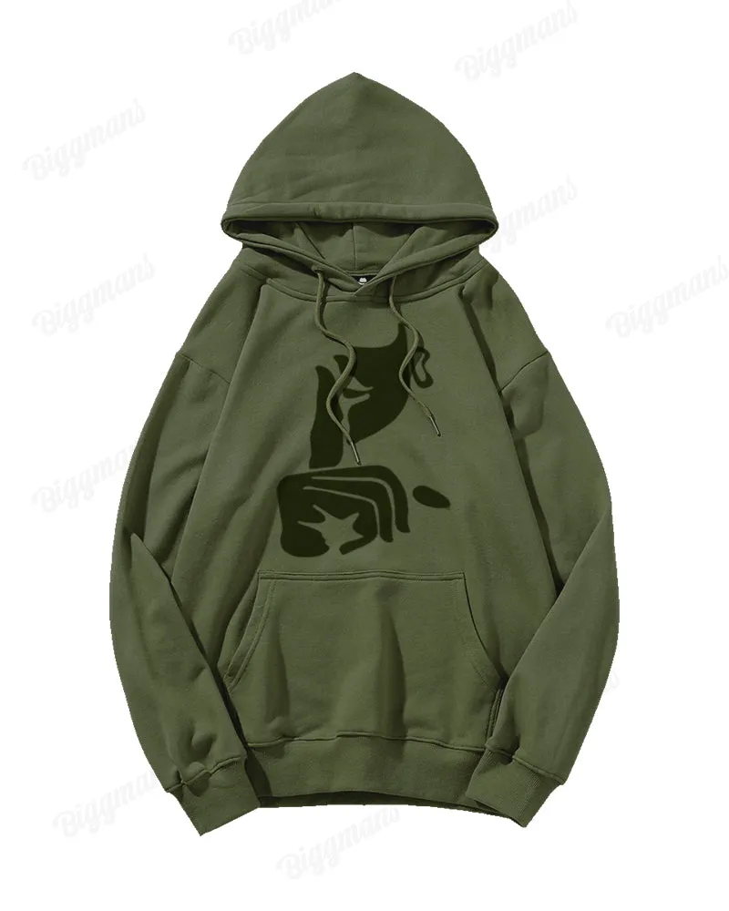 Forbidden Abstract Printed Oversized Cotton Hoodie sold by Biggmans product image thumbnail 3