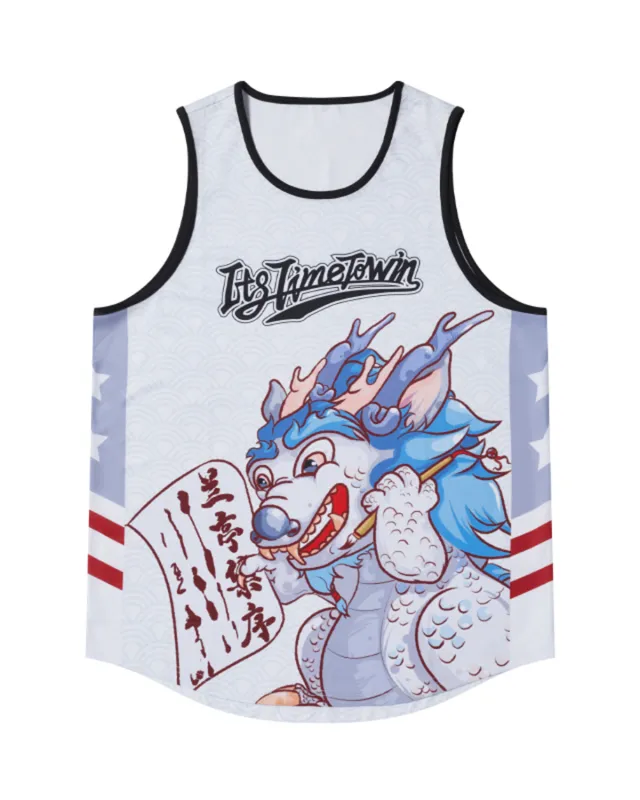 Men's Plus Size Basketball Itstimetowin Sports Vest sold by Biggmans