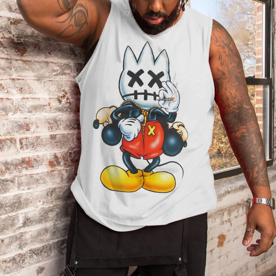 Smoking Shimuchan Logo Vest sold by Biggmans