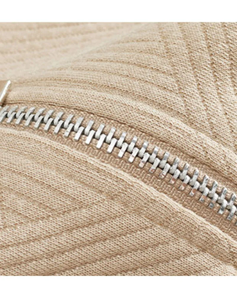 S-3XL Simple Solid Color Half-Zipper Lar Long Sleeve Sweatshirt sold by Biggmans product image thumbnail 4