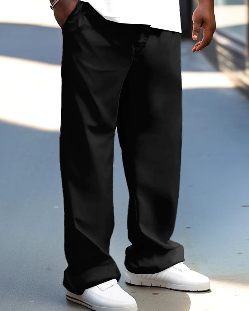 Men's Plus Size Simple Lion Polo Shirt Trousers Suit sold by Biggmans product image thumbnail 3