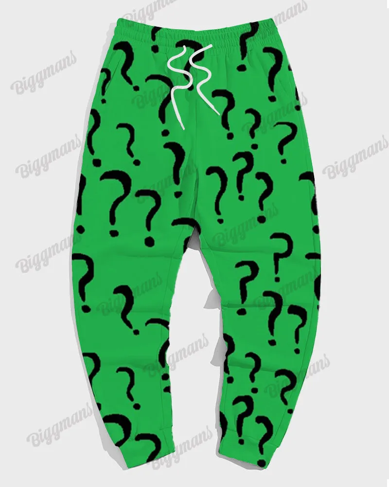 Men's Question Mark Print Plus Size Hoodie Suit sold by Biggmans product image thumbnail 4