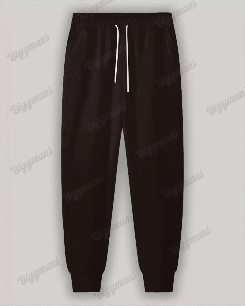 Men's Casual Retro Brown Bear Letter Print Plus Size Hoodie Suit sold by Biggmans product image thumbnail 4