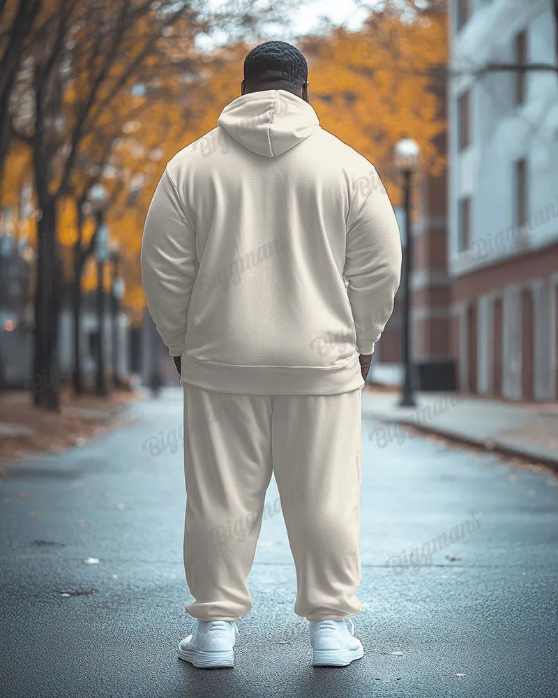 Men's Plus Size Syracuse University Letter Print Hoodie Suit sold by Biggmans product image thumbnail 2