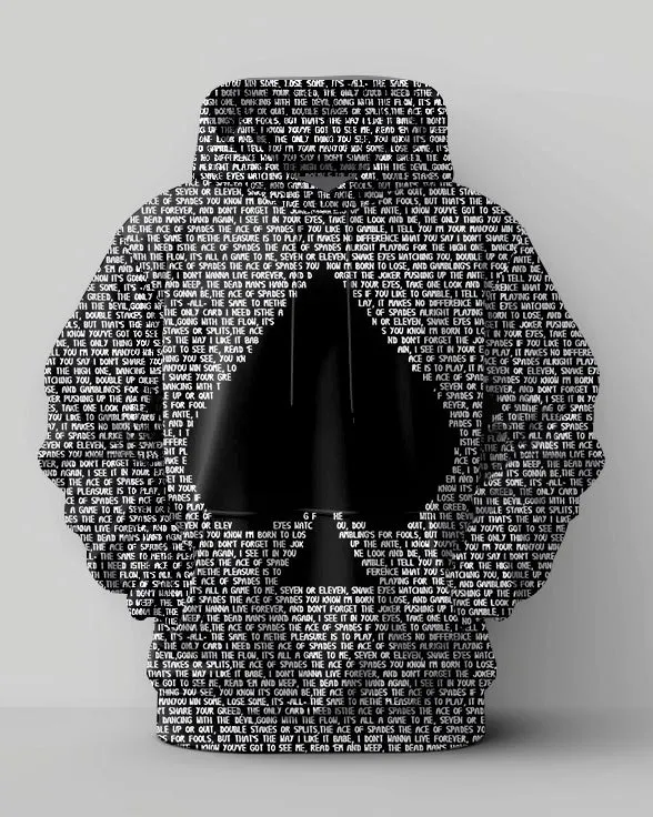 Men's Plus Size Casual Classic Alphabet Poker Hoodie Two-Piece Set sold by Biggmans product image thumbnail 3