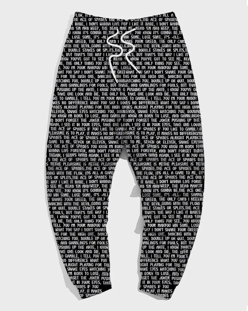 Men's Plus Size Casual Classic Alphabet Poker Hoodie Two-Piece Set sold by Biggmans product image thumbnail 5