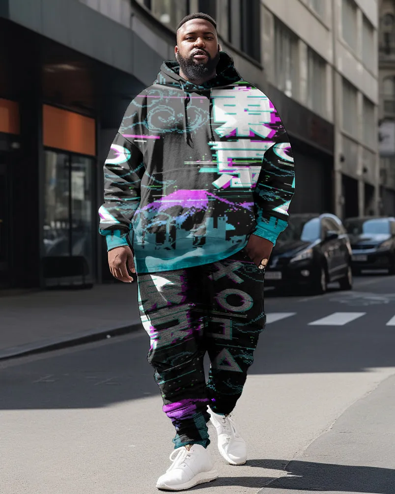 Men's Plus Tokyo Pullover Unisex Hoodie Set sold by Biggmans