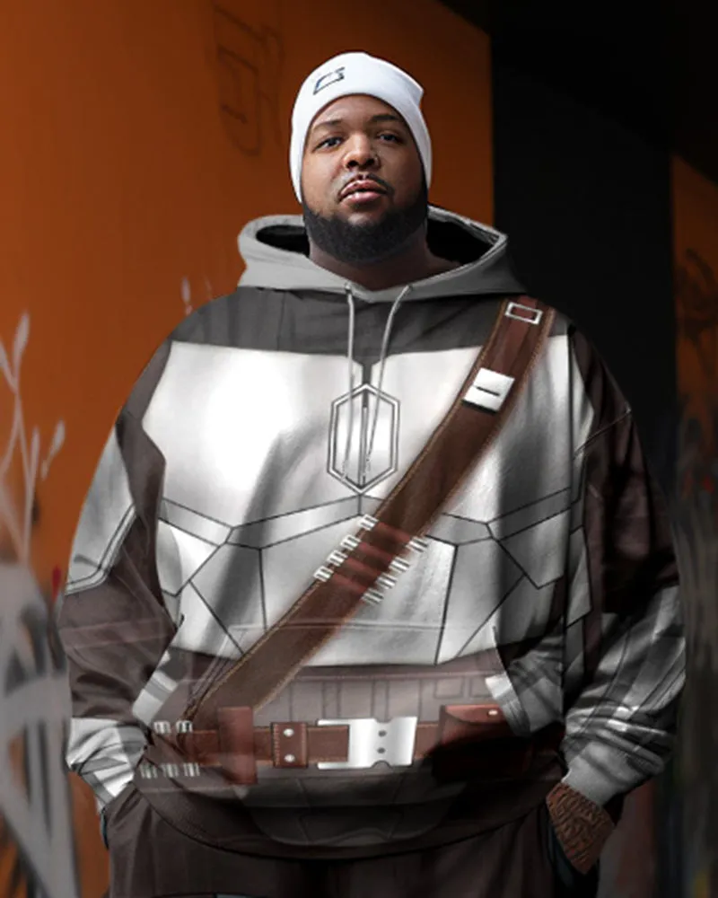 Men's Cosplay Plus Size Art Abstract Sweater Two-Piece Set sold by Biggmans product image thumbnail 2