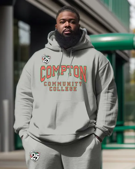 Men's Big & Tall Compton Community College Hoodie and Sweatpants Two Piece Set sold by Biggmans product image thumbnail 2