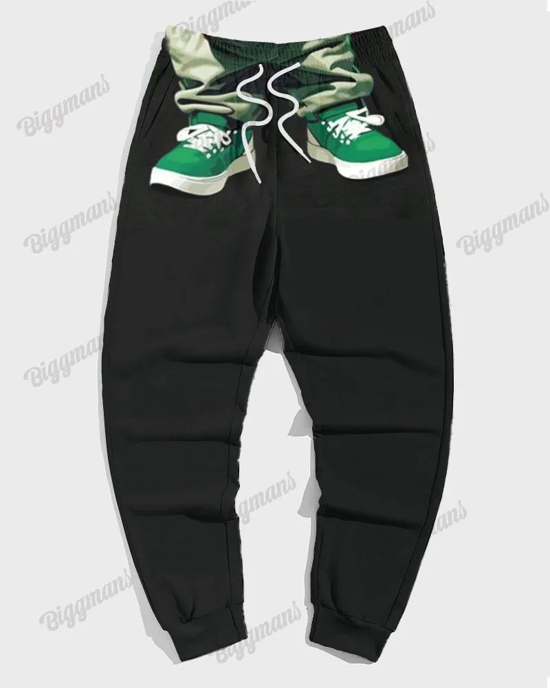 Men's Brown Bear Print Pocket Big & Tall Hoodie Set sold by Biggmans product image thumbnail 3