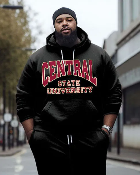 Men's Big & Tall Central State University Style Hoodie and Sweatpants Two Piece Set sold by Biggmans product image thumbnail 2