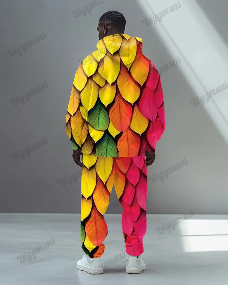 Men's Stylish Print Plus Size Hoodie Suit sold by Biggmans product image thumbnail 4