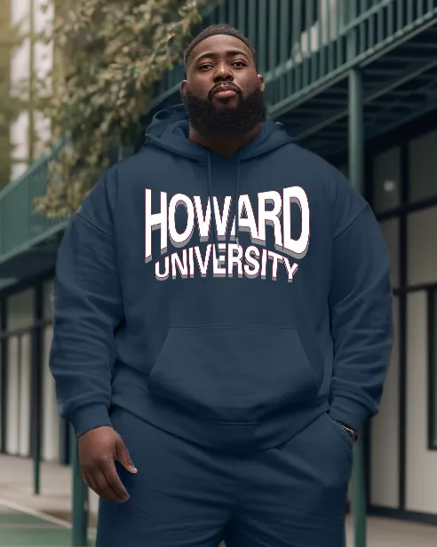 Men's Big & tall Howard University Style Hoodie and Sweatpants Two Piece Set sold by Biggmans product image thumbnail 2