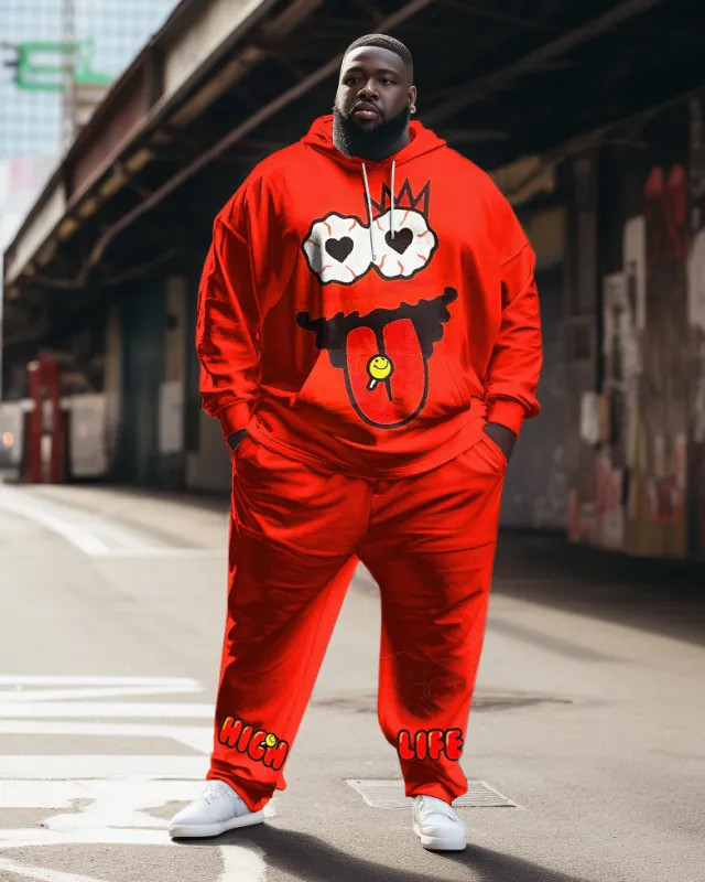 Men's Big & Tall Fun Cartoon Lollipop Hoodie Set of Two sold by Biggmans