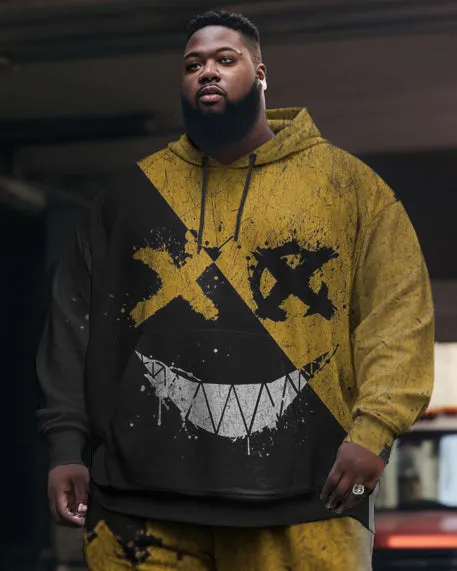 Men's Big & Tall Casual Hip Hop Colorblock Wicked Long Sleeve Hoodie Set sold by Biggmans product image thumbnail 5