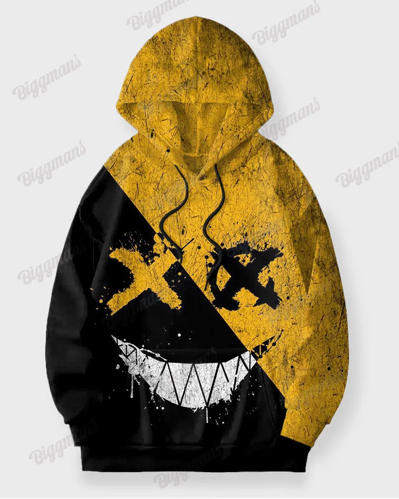 Men's Big & Tall Casual Hip Hop Colorblock Wicked Long Sleeve Hoodie Set sold by Biggmans product image thumbnail 2