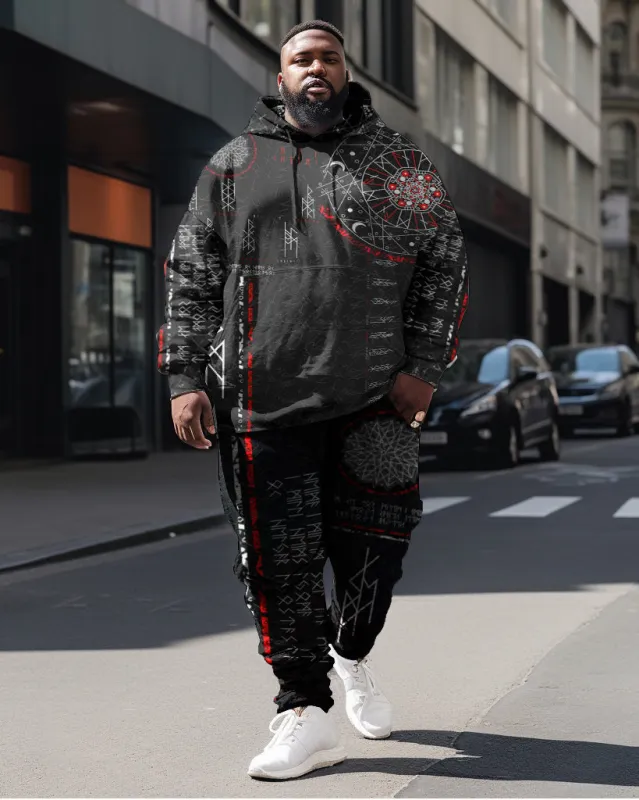 Men's Big & Tall Sweatsuit Nine Worlds Hoodie and Sweatpants Set sold by Biggmans