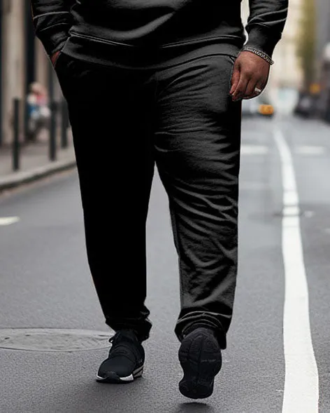 Men's Plus Size North Carolina Central University Style Hoodie and Sweatpants Two Piece Set sold by Biggmans product image thumbnail 3