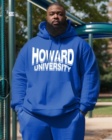 Men's Big & Tall Howard University Hoodie and Sweatpants Two Piece Set sold by Biggmans product image thumbnail 2