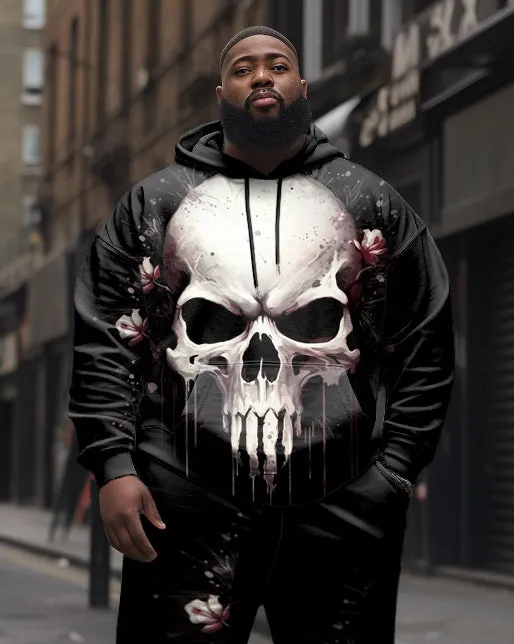 Men's Big and Tall Skull Street Long Sleeve Hoodie Set sold by Biggmans product image thumbnail 2