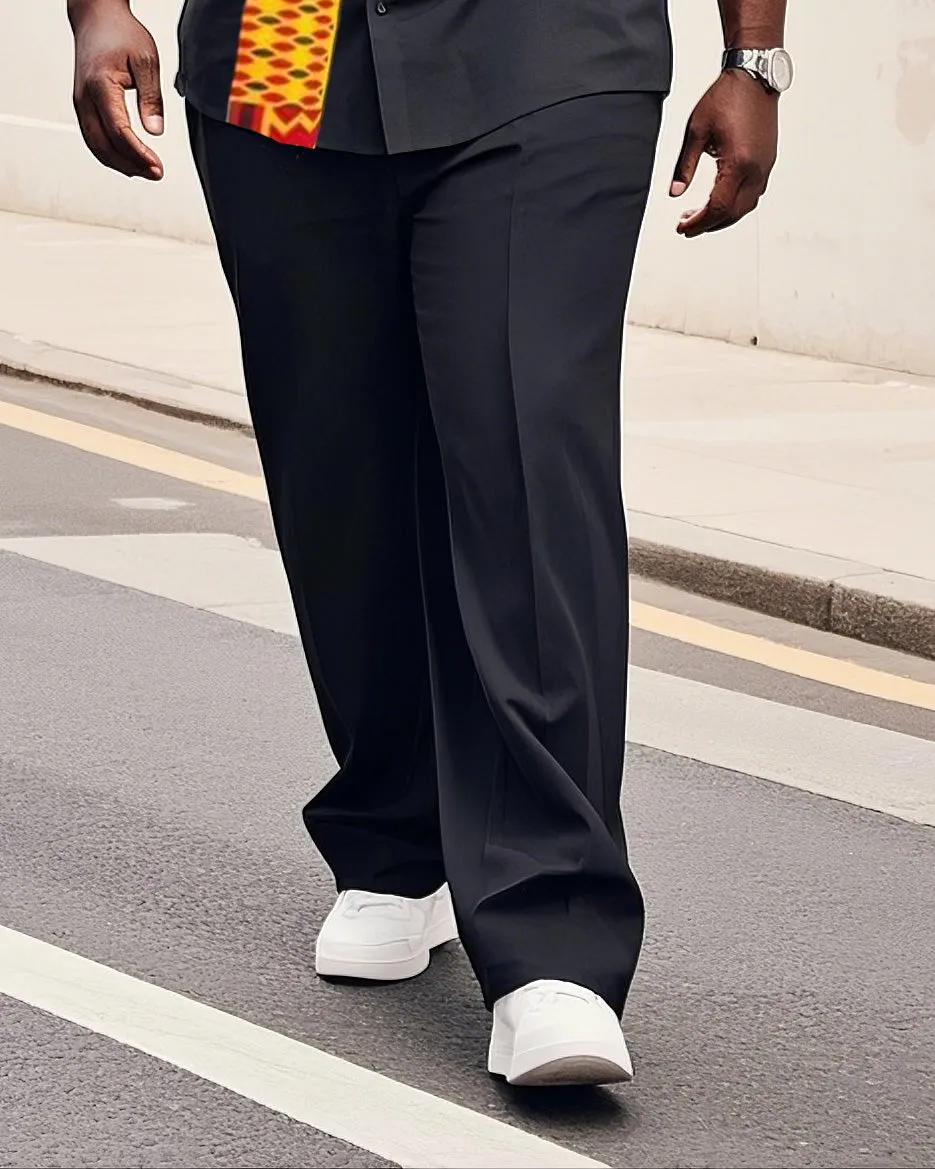 Big Boy Must-Have Fashion African Impression Totem Print Long Sleeve Shirt Trousers Suit sold by Biggmans product image thumbnail 3