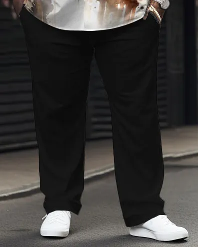 Men's Plus Size Ink Tiger Short Sleeve Shirt Set sold by Biggmans product image thumbnail 3