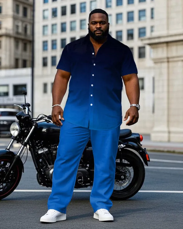 Black & Blue Gradient Casual made by Biggmans